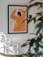 Dancing Woman in Orange