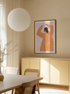 Dancing Woman in Orange