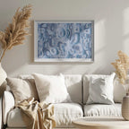 Fluid Silver Blue, arte de Sue Skellern