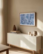 Fluid Silver Blue, arte de Sue Skellern