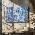 Fluid Silver Blue, arte de Sue Skellern