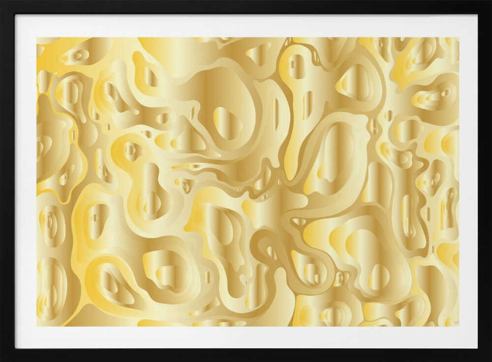 Golden Abstract Shimmer, arte de Sue Skellern