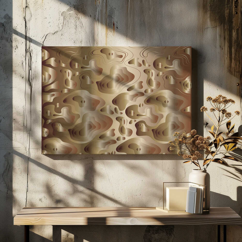 Liquid Metal Contours, arte de Sue Skellern