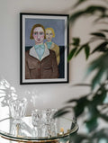Vintage Folk Portraits, arte de Sharyn Bursic