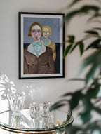 Vintage Folk Portraits, arte de Sharyn Bursic