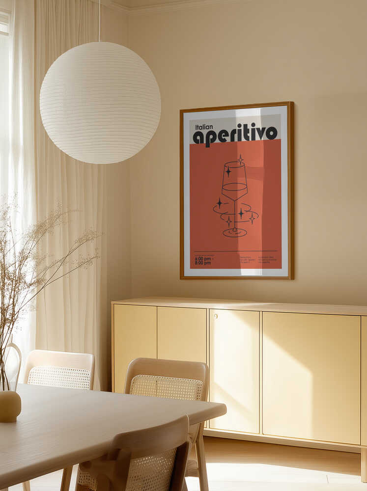 Sparkling Italian Aperitivo, arte de Paulina Budka
