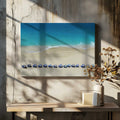 Tropical Beach Umbrellas, arte de Ina Dabi