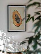 Vibrant Papaya Half, arte de Josie George