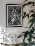 Dynamic Cubist Figure, arte de Corné Akkers