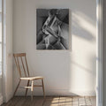 Dynamic Cubist Figure, arte de Corné Akkers