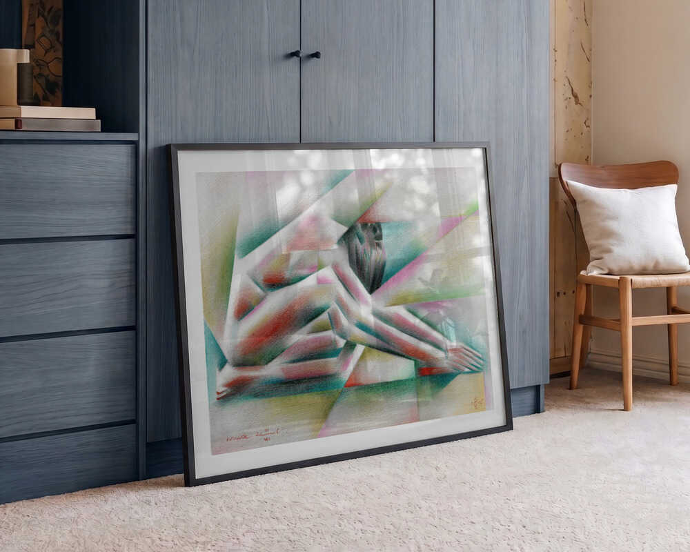 Abstract Figure Contemplation, arte de Corné Akkers
