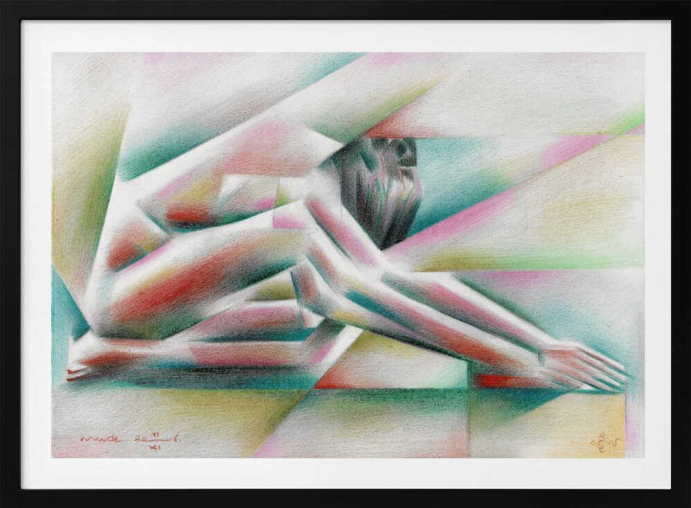 Abstract Figure Contemplation, arte de Corné Akkers