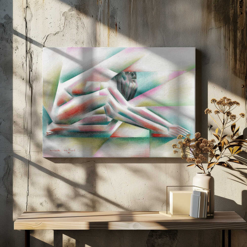 Abstract Figure Contemplation, arte de Corné Akkers