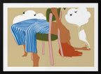 Dreaming Woman Smoking, arte de Uma Gokhale