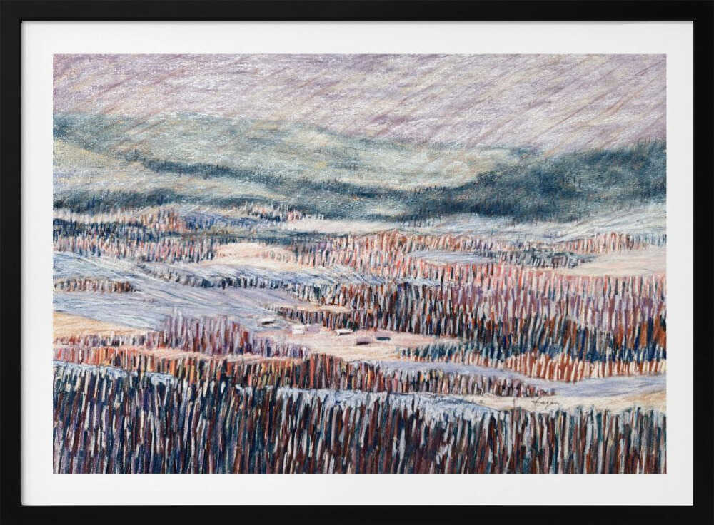 Winter landscape Tapestry