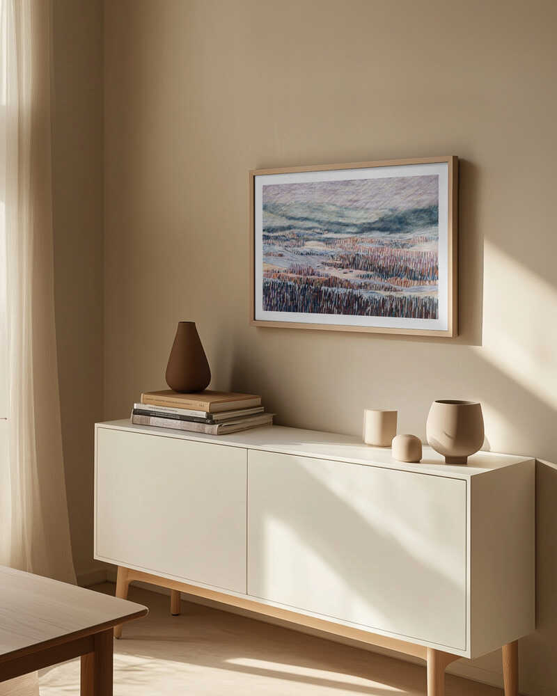 Winter landscape Tapestry