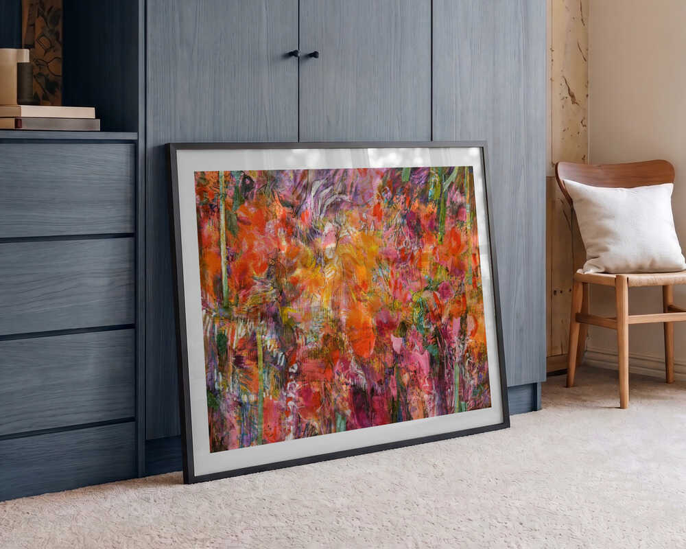 Vibrant Flora Tapestry