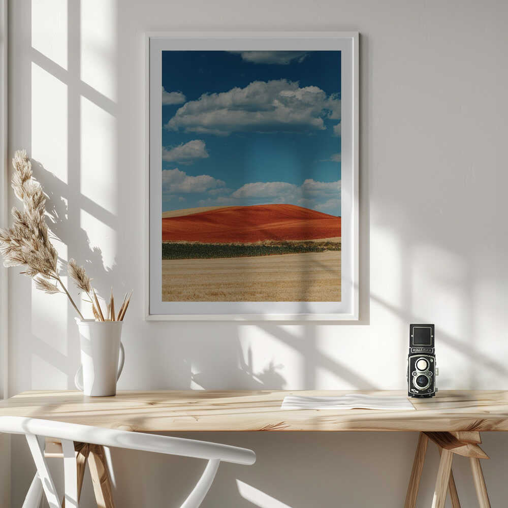 Red Field Blue Sky, arte de Javier Pardina