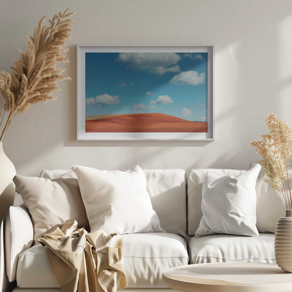 Red Fields Blue Sky, arte de Javier Pardina