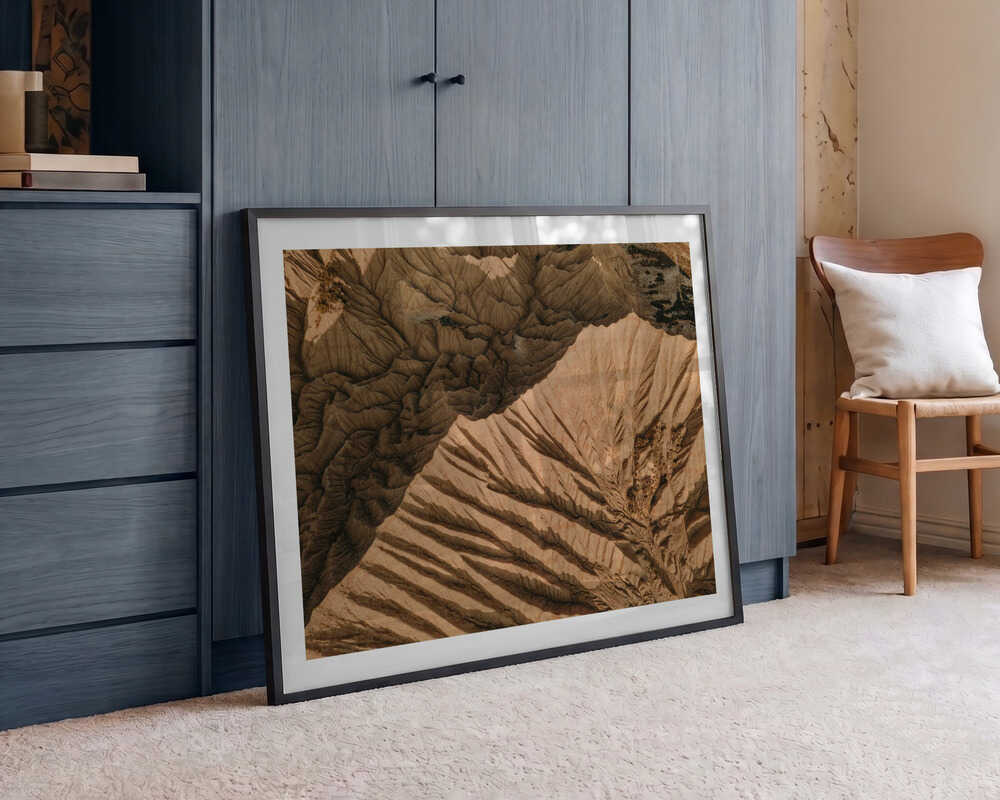 Sculpted Desert Landscape, arte de Javier Pardina
