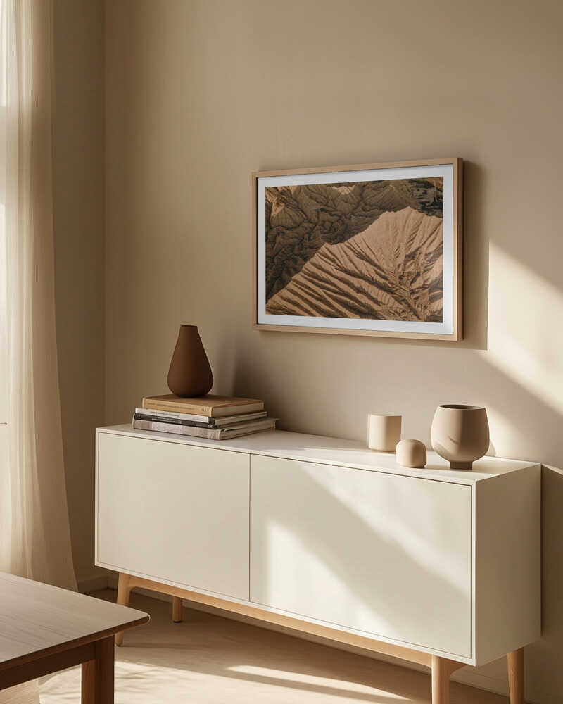 Sculpted Desert Landscape, arte de Javier Pardina