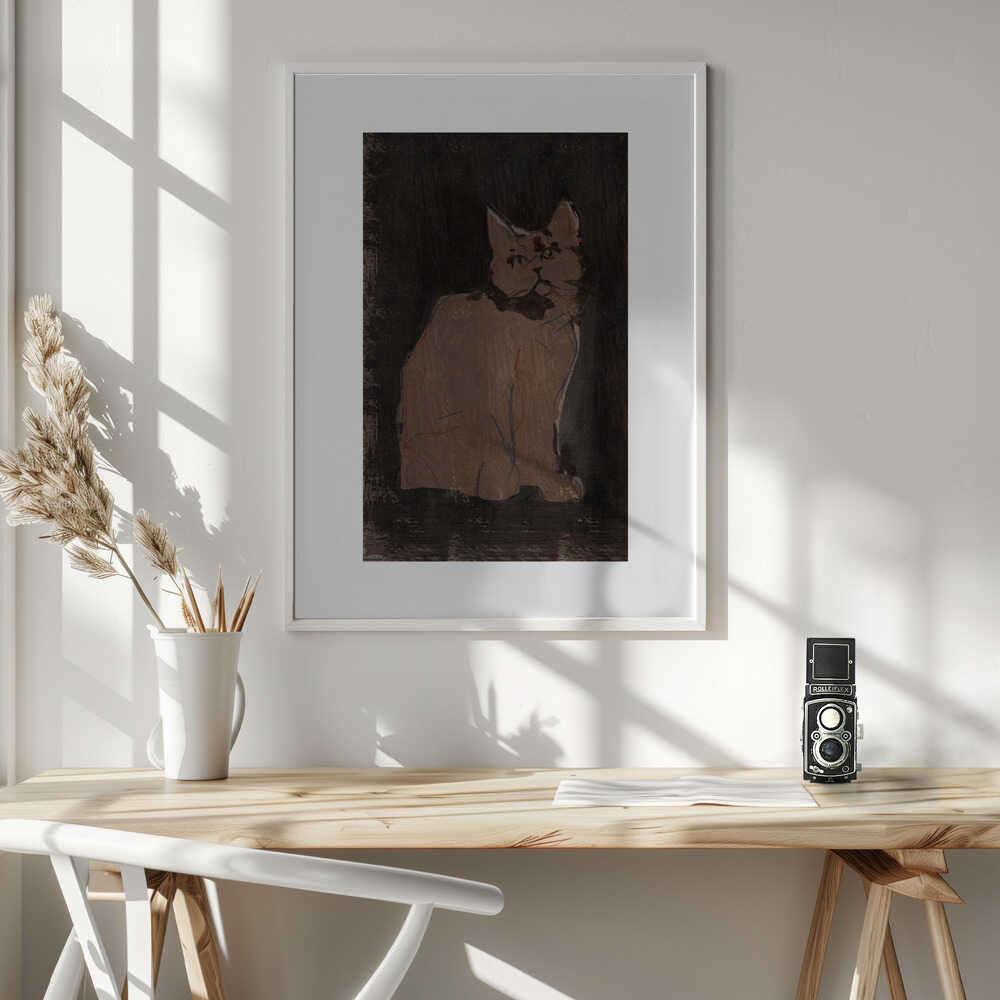 Moody Cat Portrait