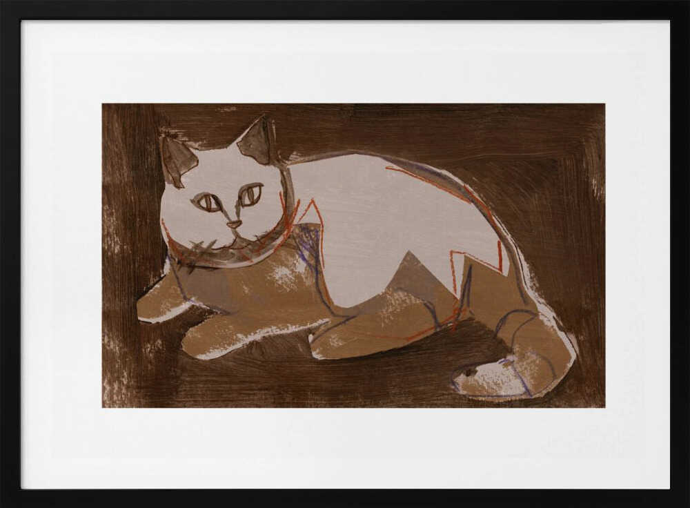 Modern Cat Resting