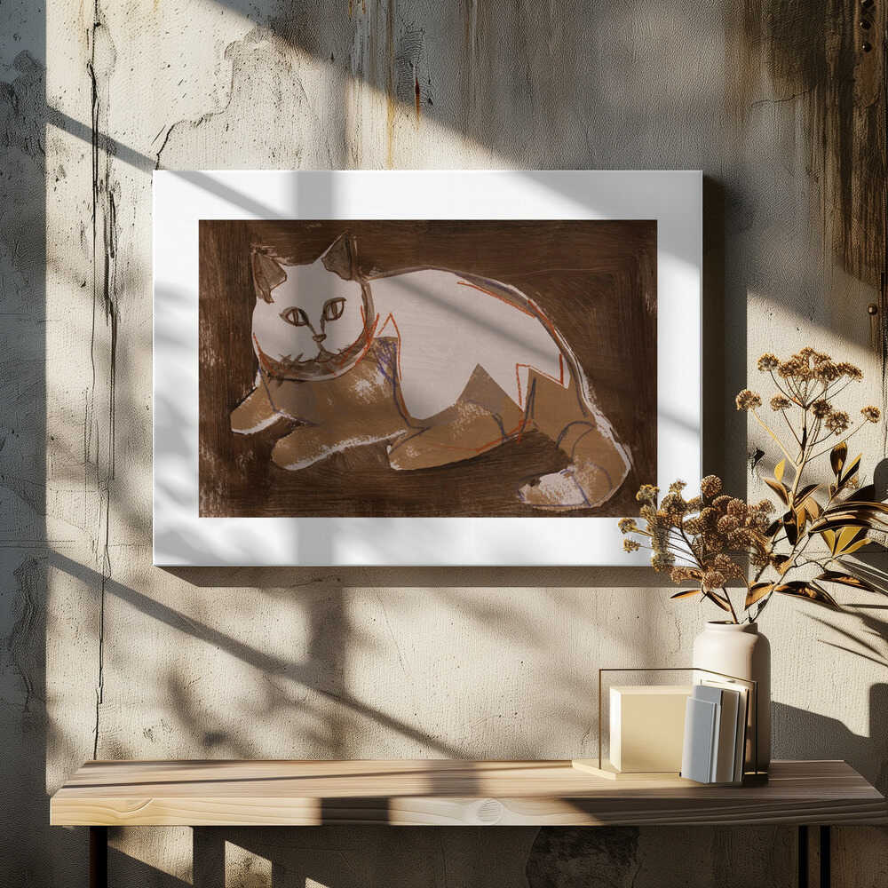 Modern Cat Resting