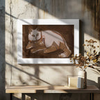 Modern Cat Resting