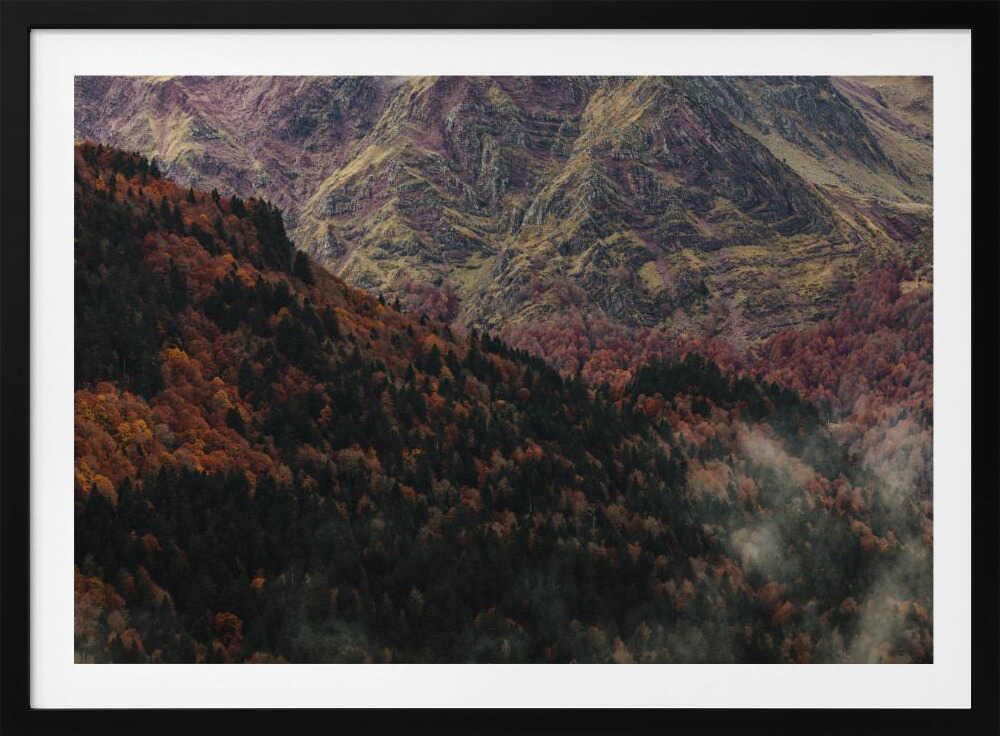 Misty Autumn Mountains, arte de Javier Pardina