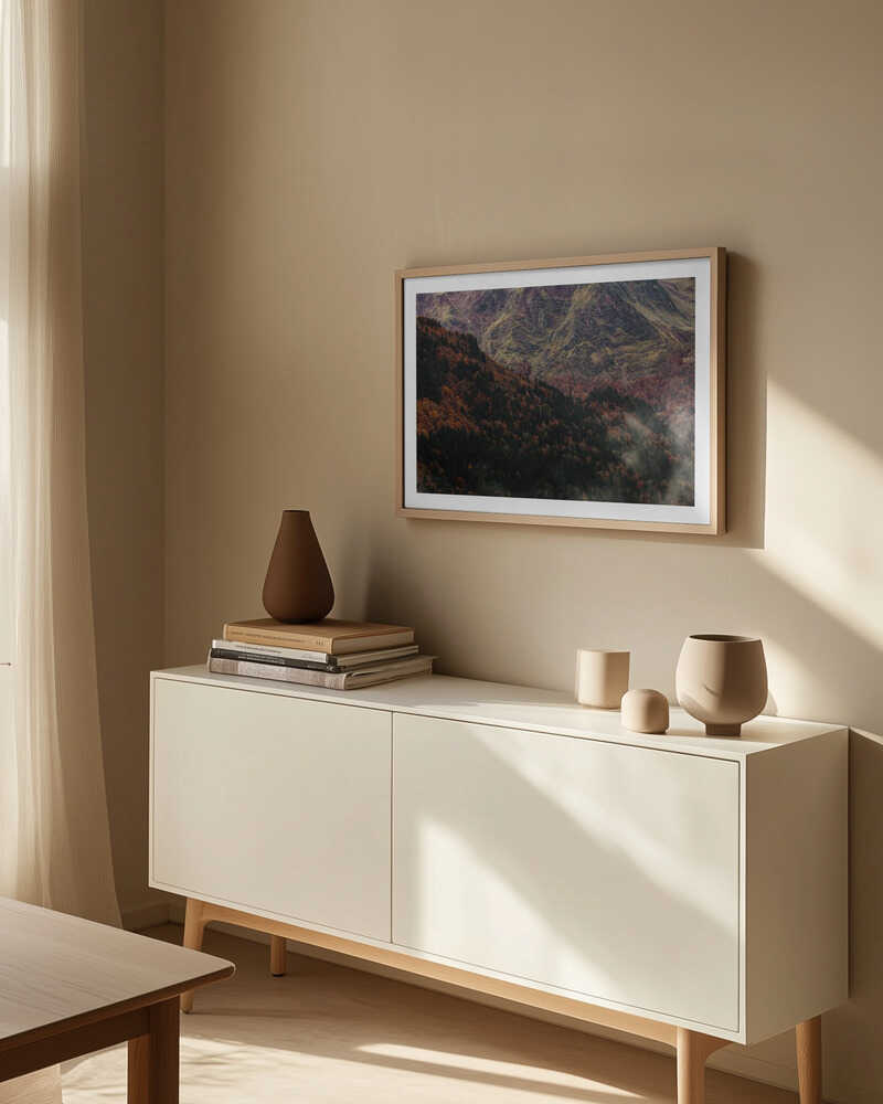 Misty Autumn Mountains, arte de Javier Pardina