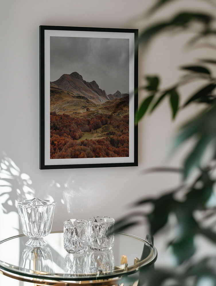 Autumn Mountain Valley, arte de Javier Pardina