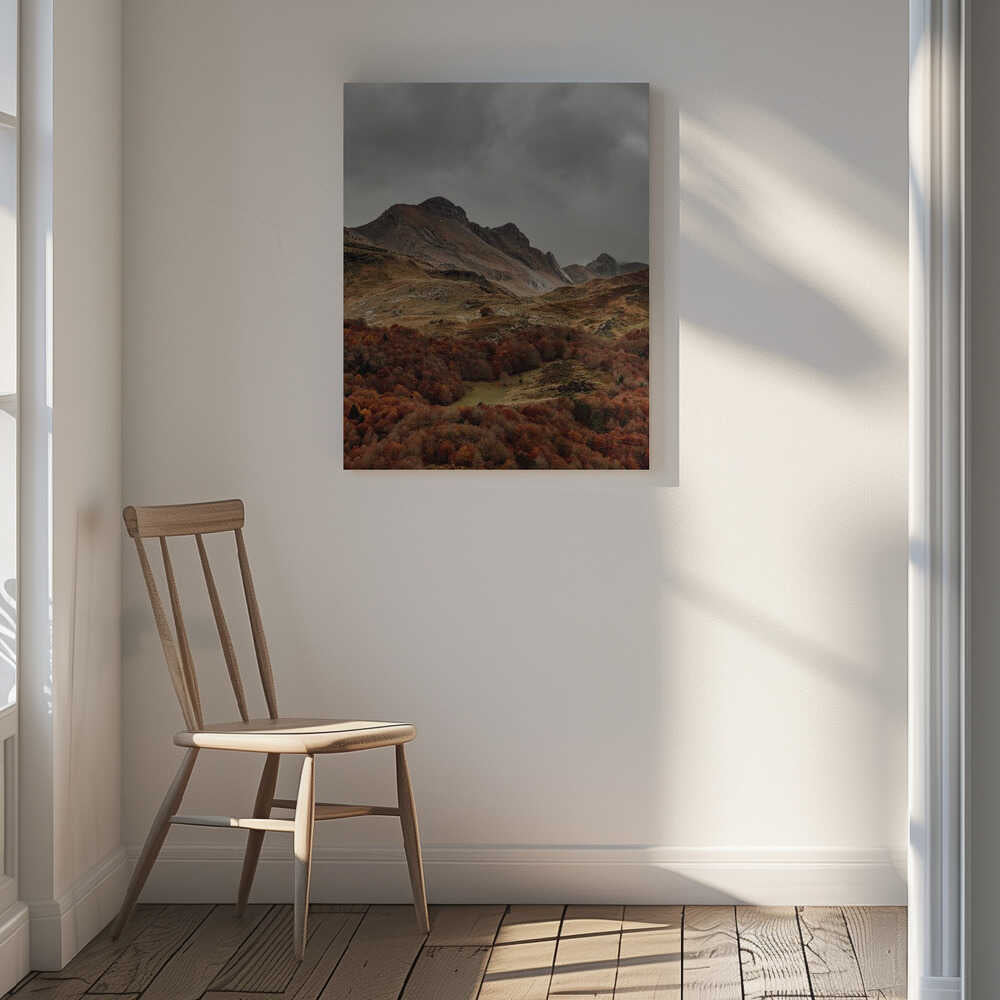 Autumn Mountain Valley, arte de Javier Pardina
