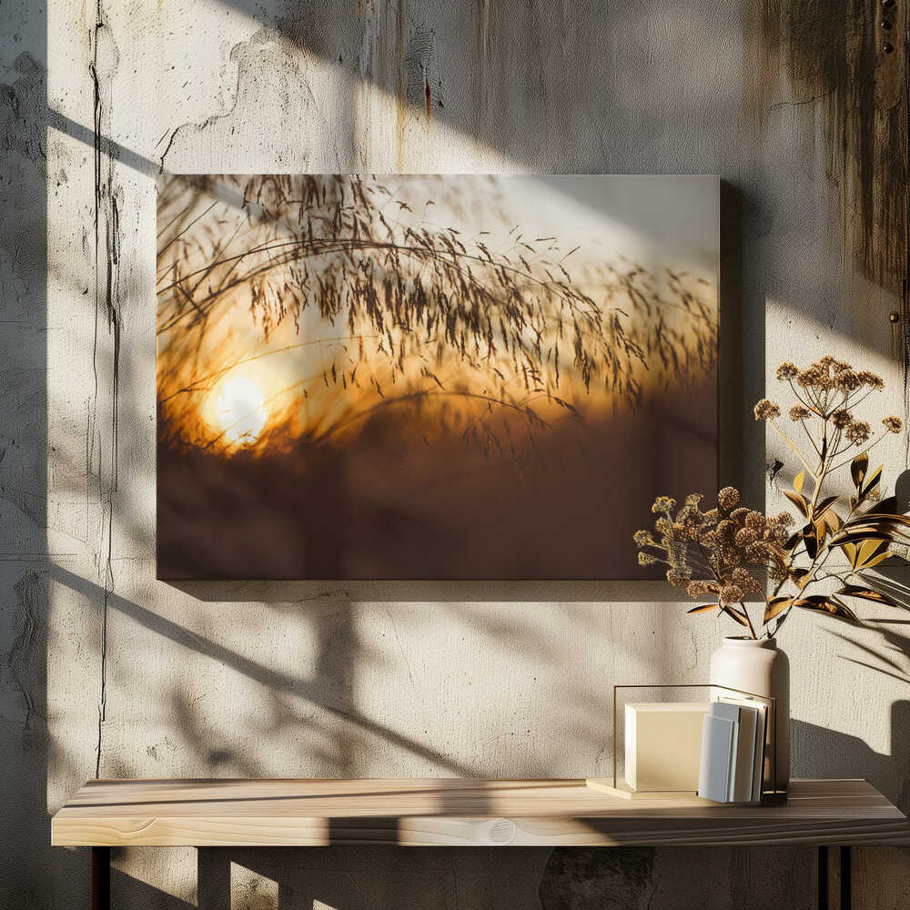 Golden Hour Grass, arte de Javier Pardina