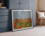 Red Poppy Field, arte de Javier Pardina