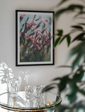 Blushing Pink Flowers, arte de Javier Pardina