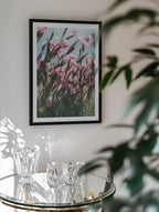 Blushing Pink Flowers, arte de Javier Pardina