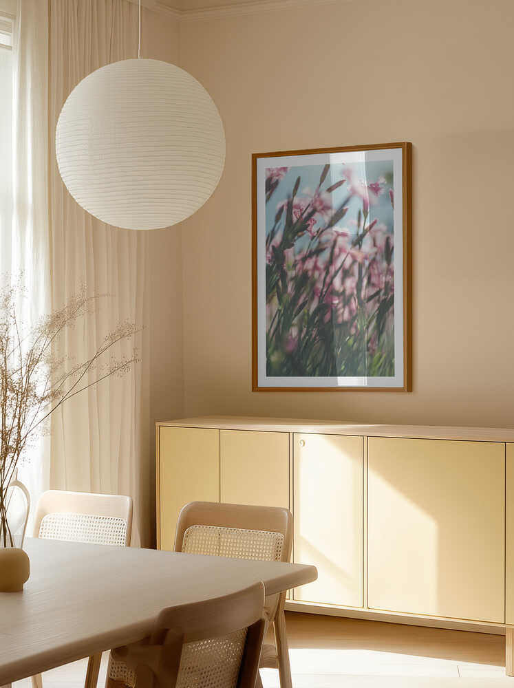 Blushing Pink Flowers, arte de Javier Pardina