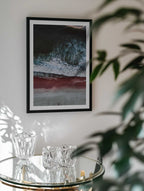 Red Sand Beach Waves, arte de Javier Pardina