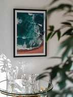 Aerial Ocean Waves Beach, arte de Javier Pardina
