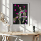 Elegant Lady with Pink Dots, arte de Talitha McQueen