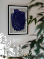 Blue Strokes 5, arte de Mareike Böhmer