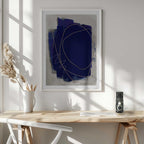 Blue Strokes 5, arte de Mareike Böhmer