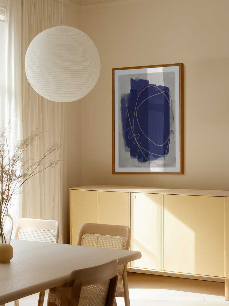 Blue Strokes 5, arte de Mareike Böhmer