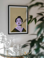 Stylized Geisha Portrait, arte de Nicholas
