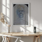 Blue Tones Portrait, arte de Doris Schmitz