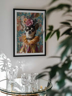 Regal Chihuahua Portrait, arte de SHANDU