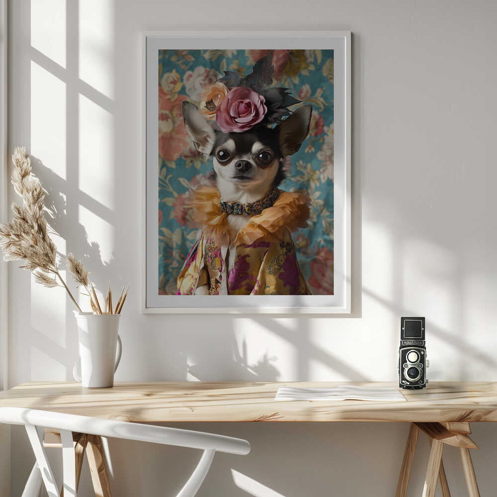 Regal Chihuahua Portrait, arte de SHANDU