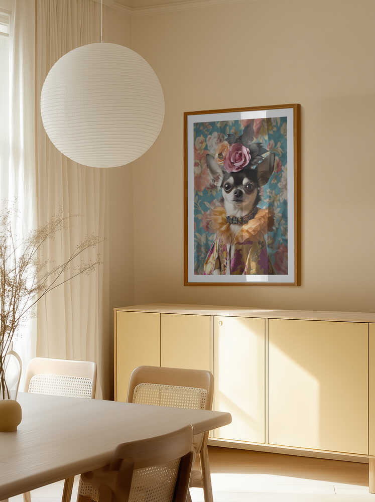 Regal Chihuahua Portrait, arte de SHANDU