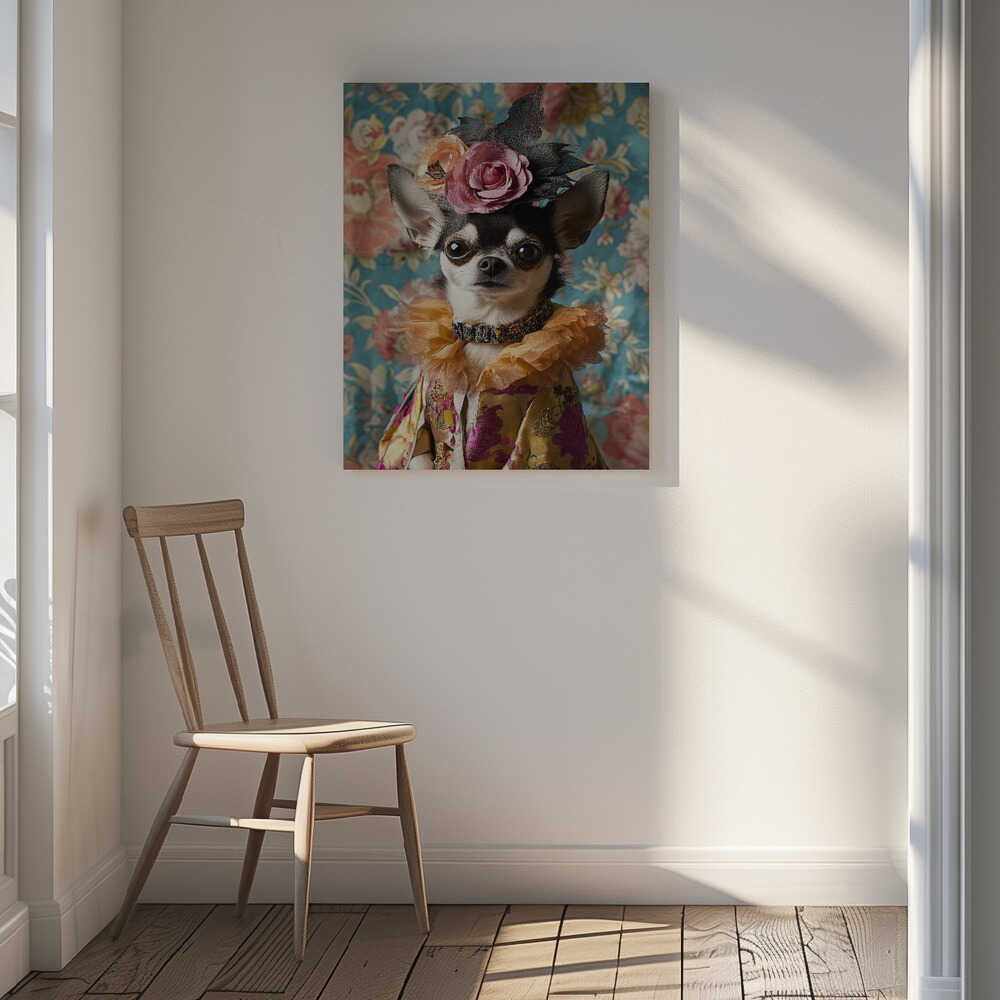 Regal Chihuahua Portrait, arte de SHANDU